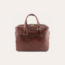 Load image into Gallery viewer, Tuscany Leather Brown Leather Laptop Briefcase
