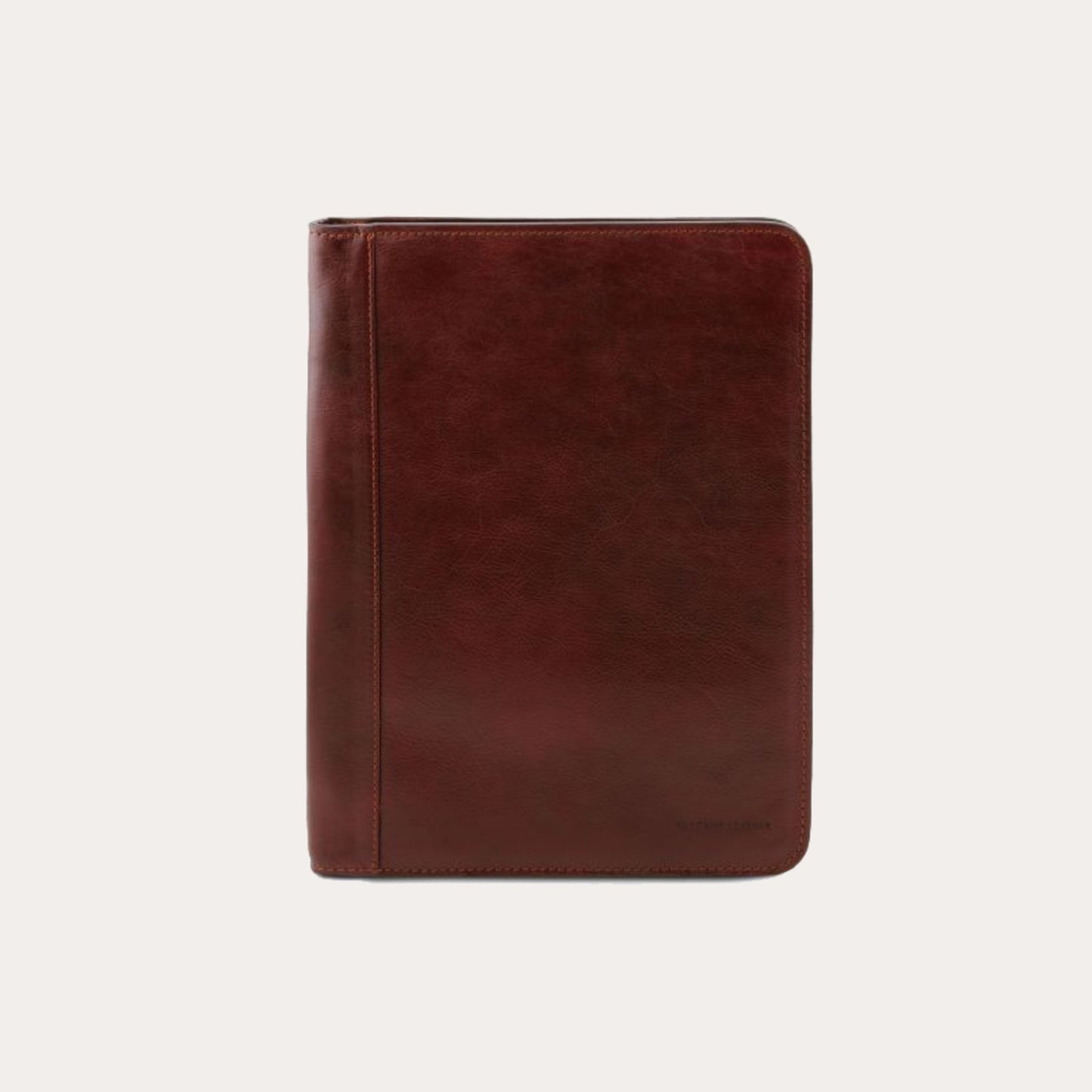 Tuscany Leather Brown Leather A4 Folio with Ring binder