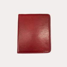 Load image into Gallery viewer, Chiarugi Red Leather Zipped A4 Folio
