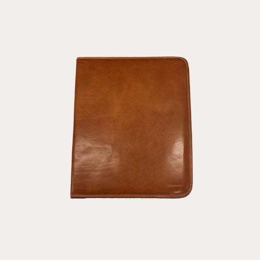Chiarugi Cognac Leather A4 Folio