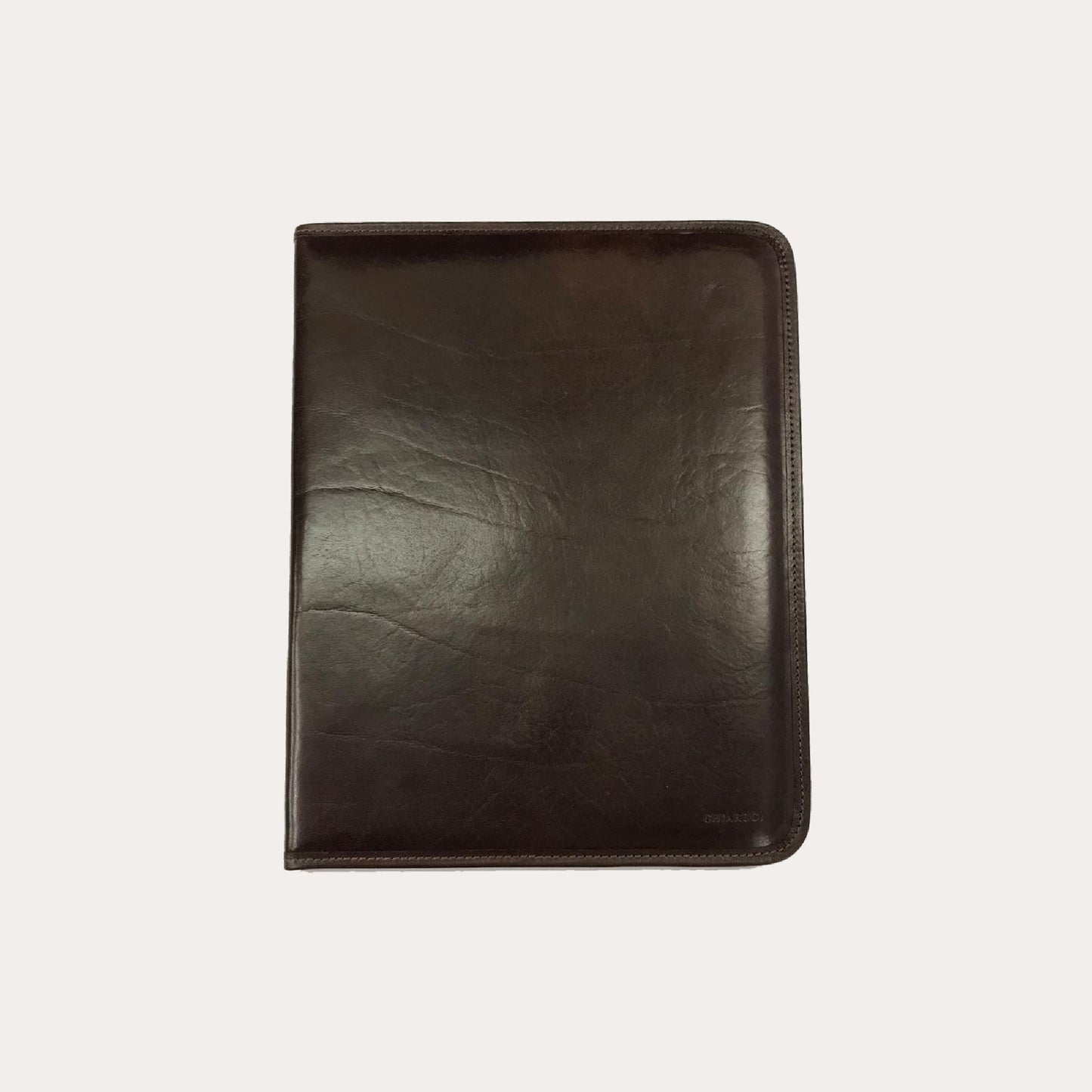 Chiarugi Brown Leather A4 Folio
