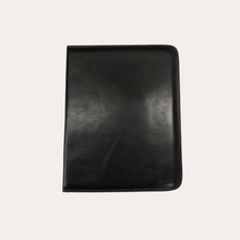 Load image into Gallery viewer, Chiarugi Black Leather A4 Folio
