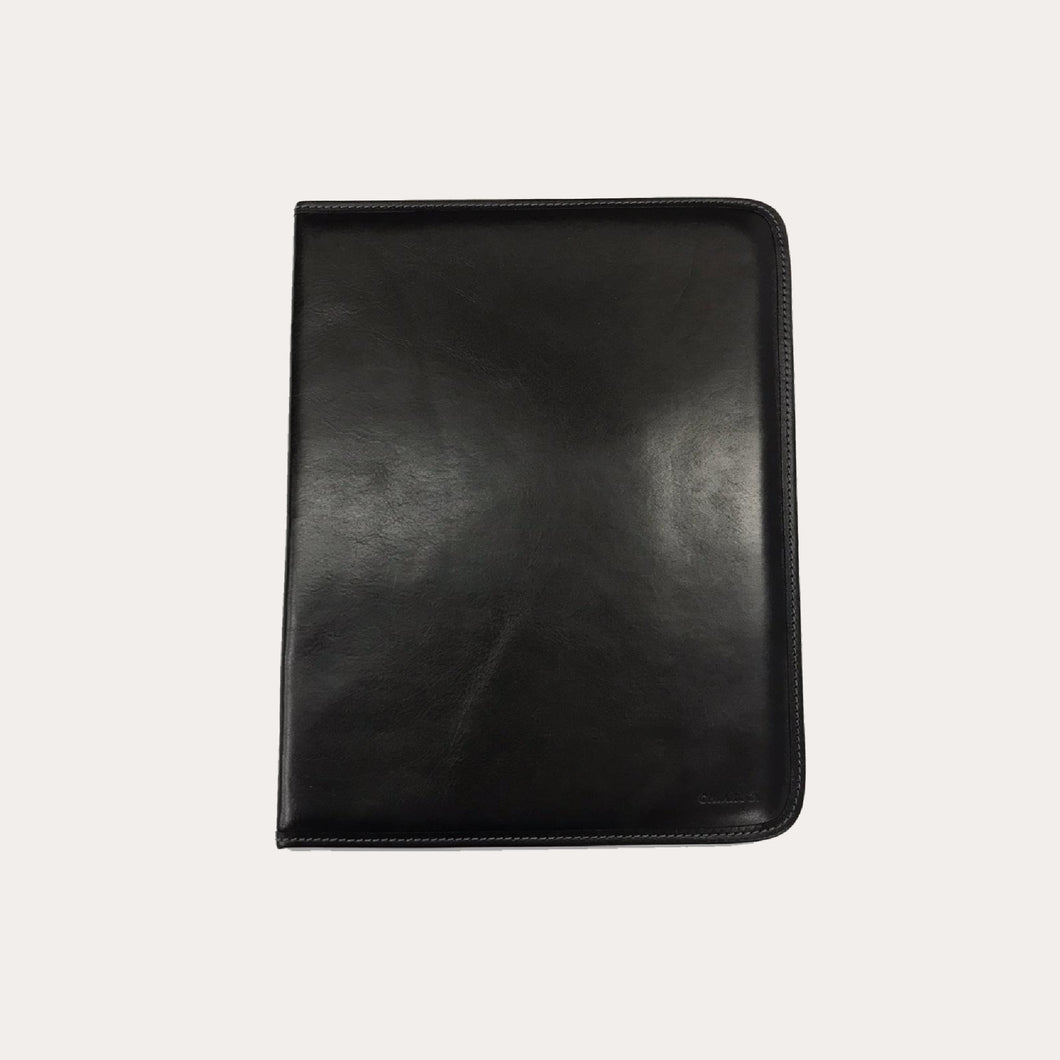 Chiarugi Black Leather A4 Folio