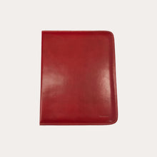 Load image into Gallery viewer, Chiarugi Red Leather A4 Folio
