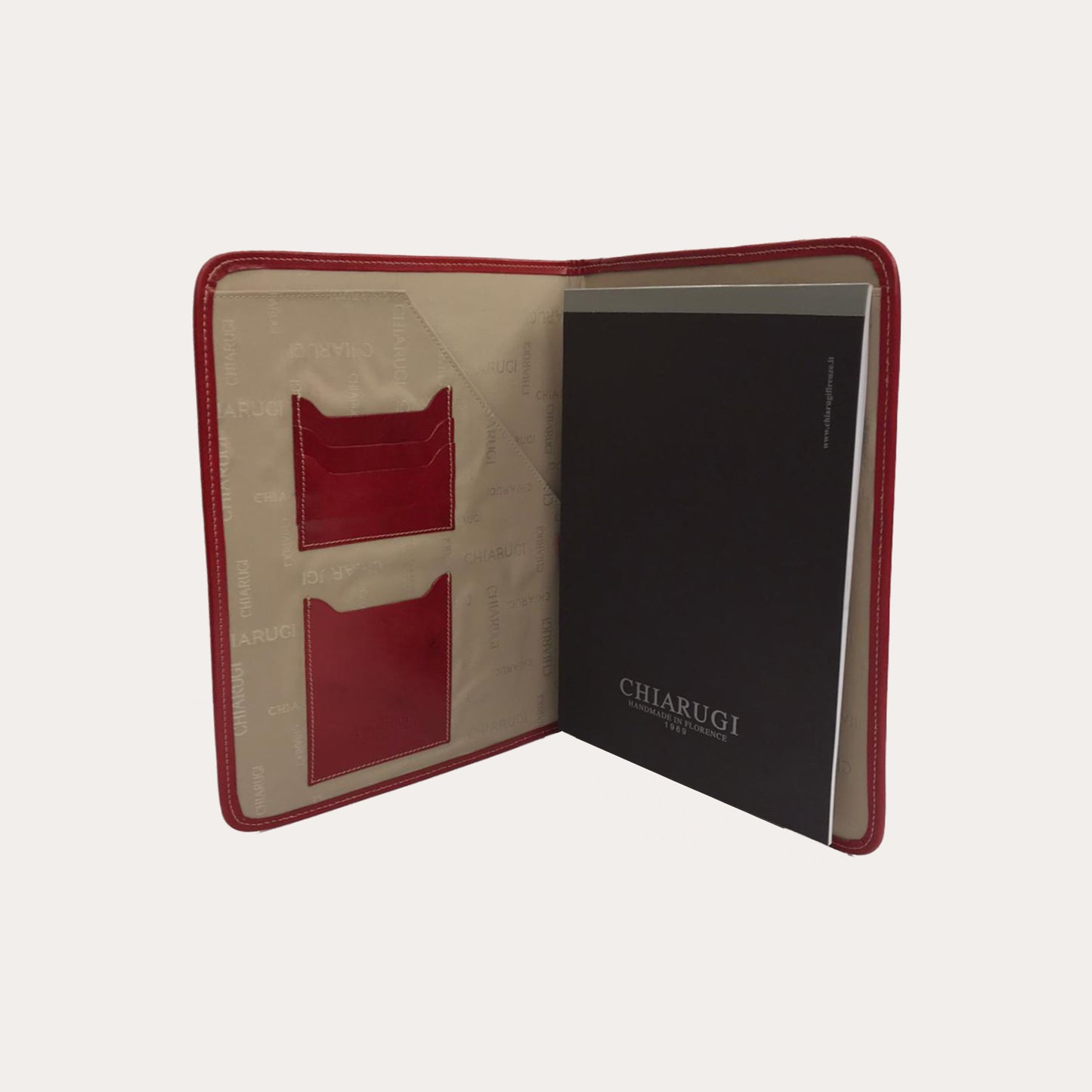 Chiarugi Red Leather A4 Folio