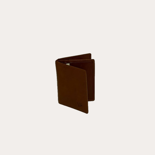 Tan Leather Credit Card Holder