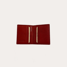 Load image into Gallery viewer, Red Leather Credit Card Holder
