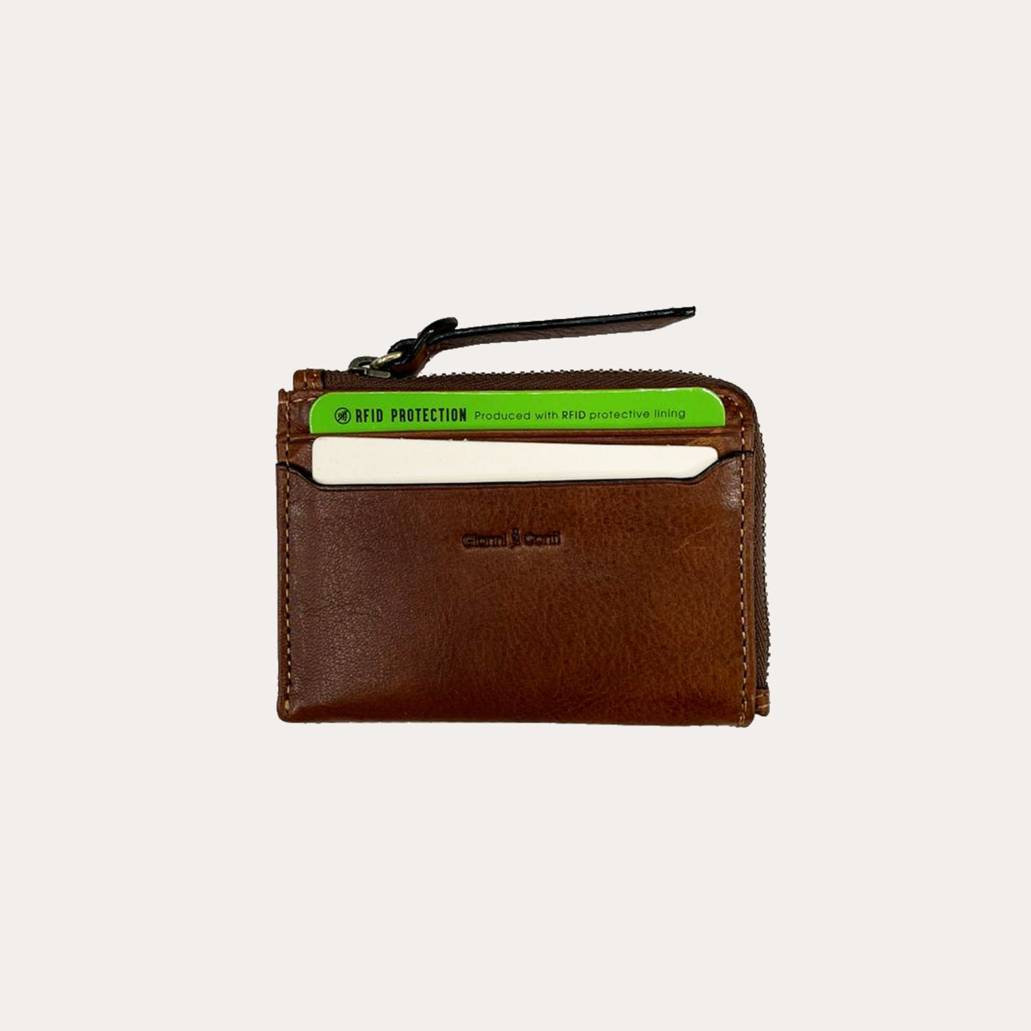 Gianni Conti Leather Credit Card Holder