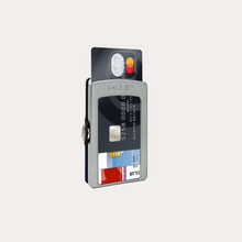 Load image into Gallery viewer, Black Leather I-Clip Wallet
