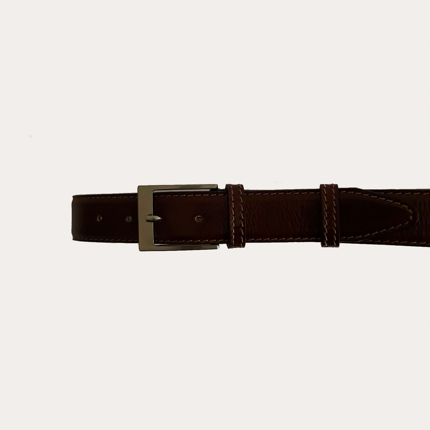 Maroon Leather Belt