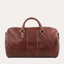 Load image into Gallery viewer, Tuscany Leather Brown Leather Travel Bag-Large Size
