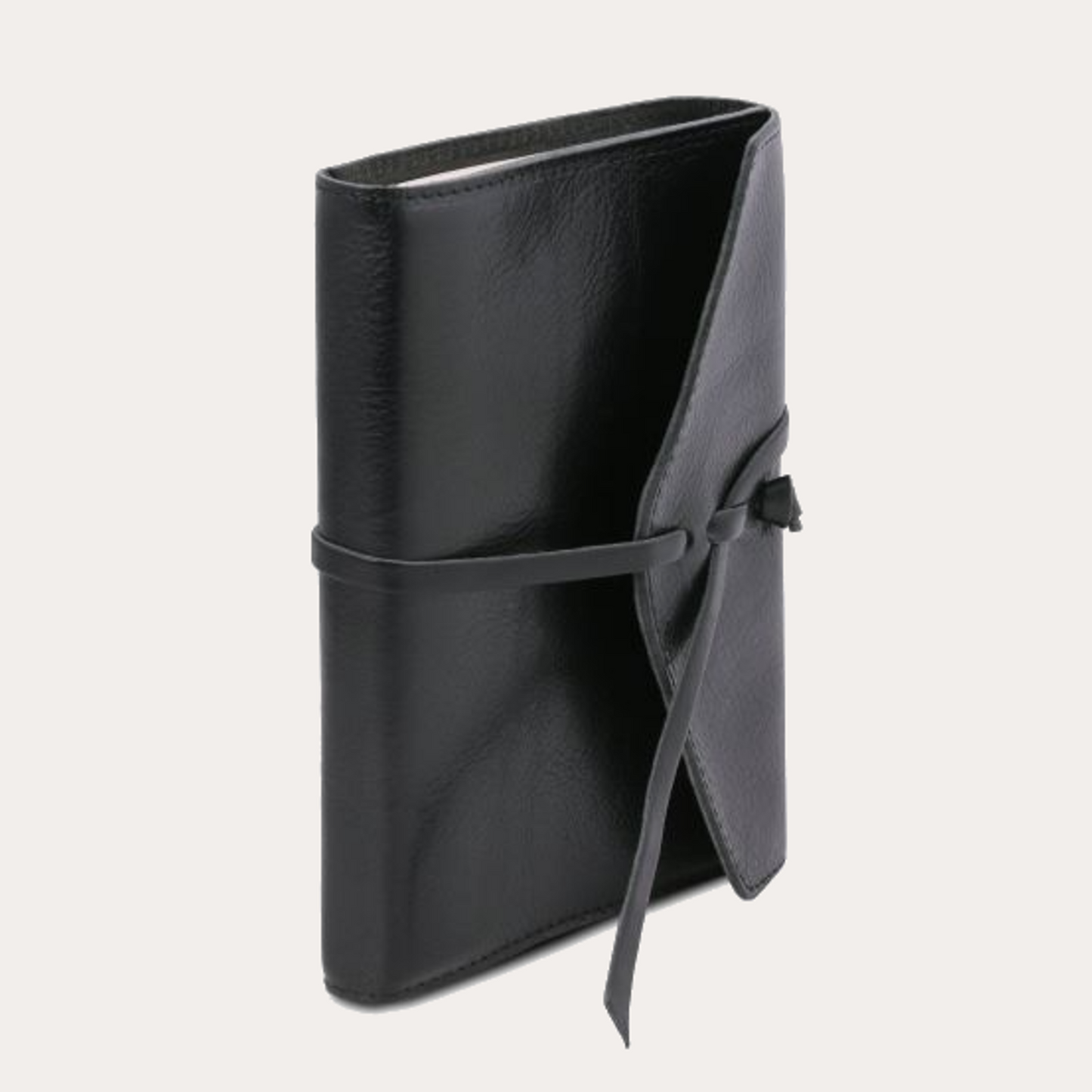 Tuscany Leather Black Leather Journal / Notebook