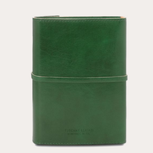 Load image into Gallery viewer, Tuscany Leather Forest Green Leather Journal / Notebook
