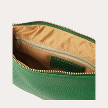 Load image into Gallery viewer, Tuscany Leather Soft Green Leather Clutch/Crossbody Bag

