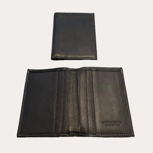 Dark Grey Nappa Leather Credit Card Holder