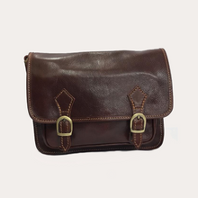 Load image into Gallery viewer, Brown Leather Satchel
