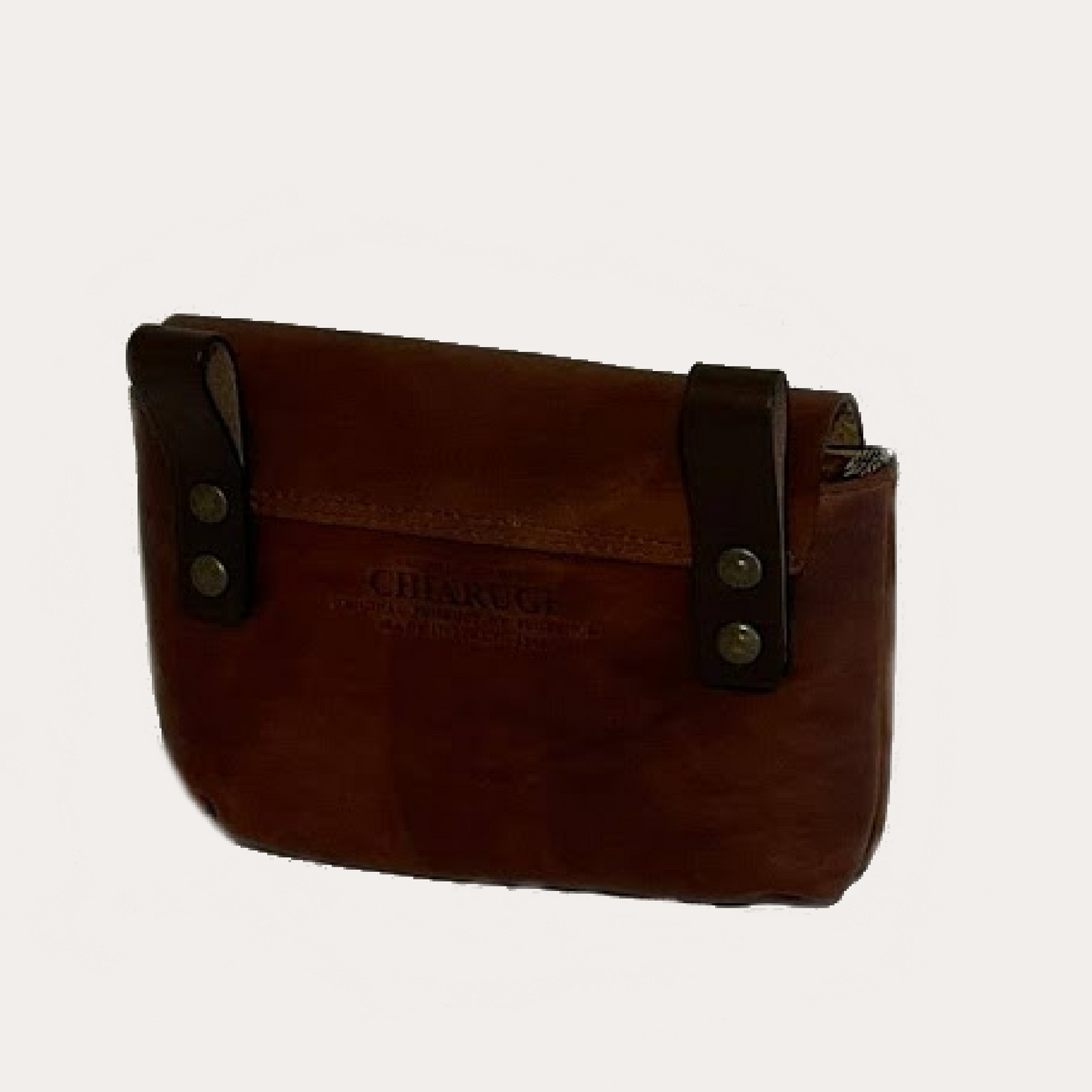 Chiarugi Brown Leather Belt Bag