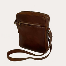 Load image into Gallery viewer, Brown Leather Crossbody Bag
