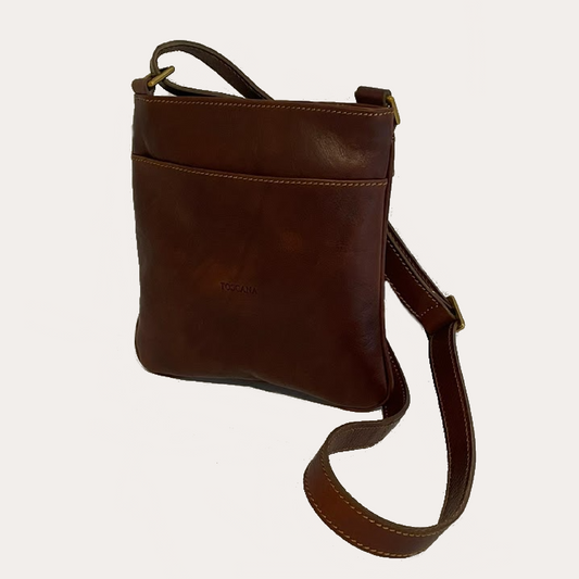 Brown Leather Crossbody Bag