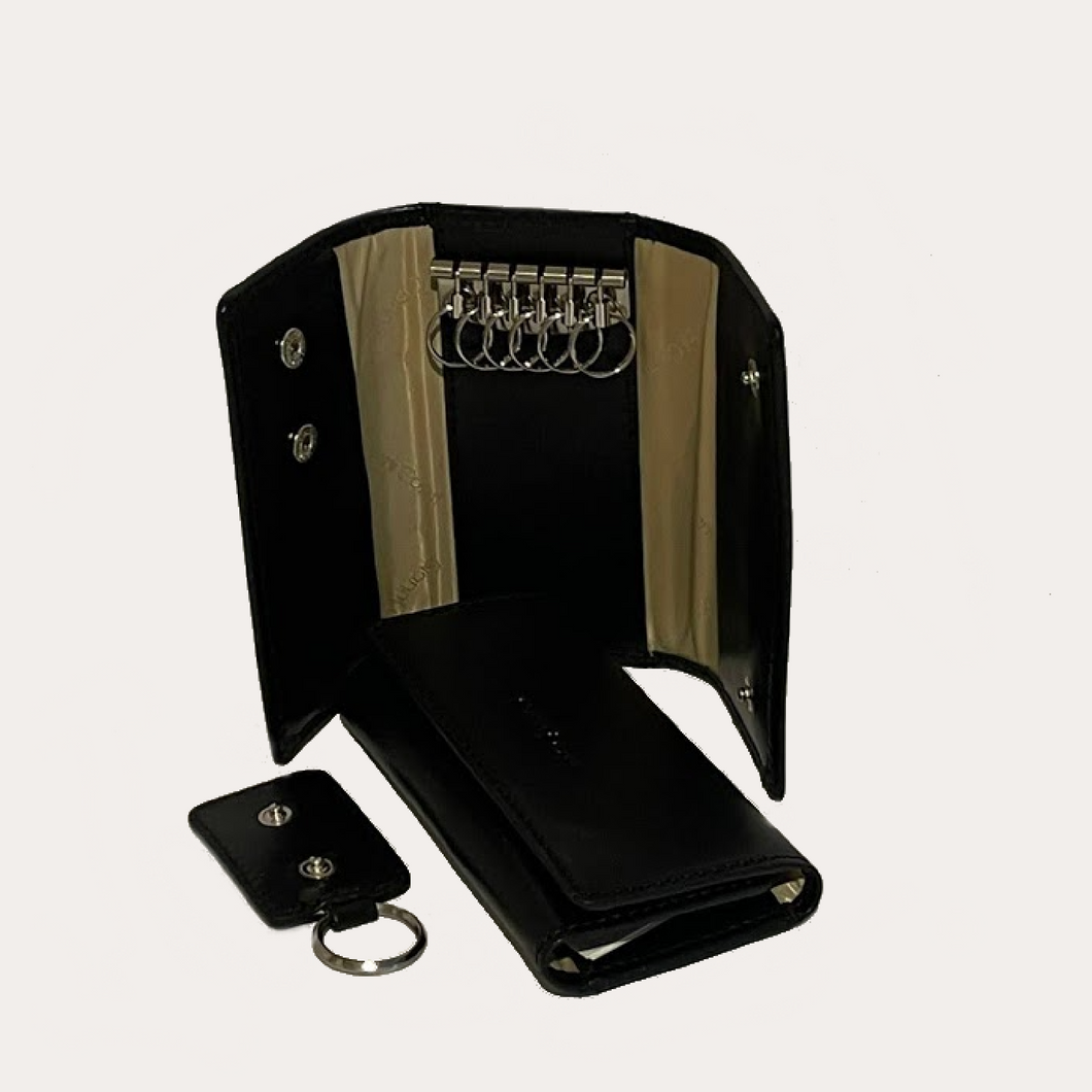 Gianni Conti Black Leather Keyholder