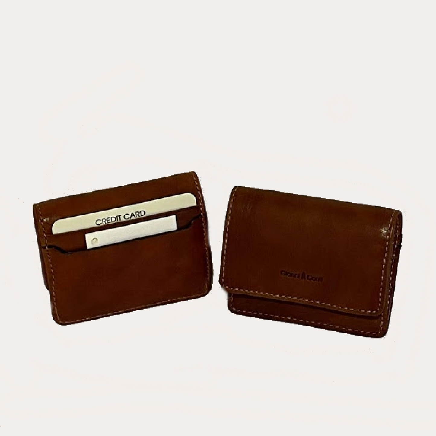 Gianni Conti Tan Leather Wallet