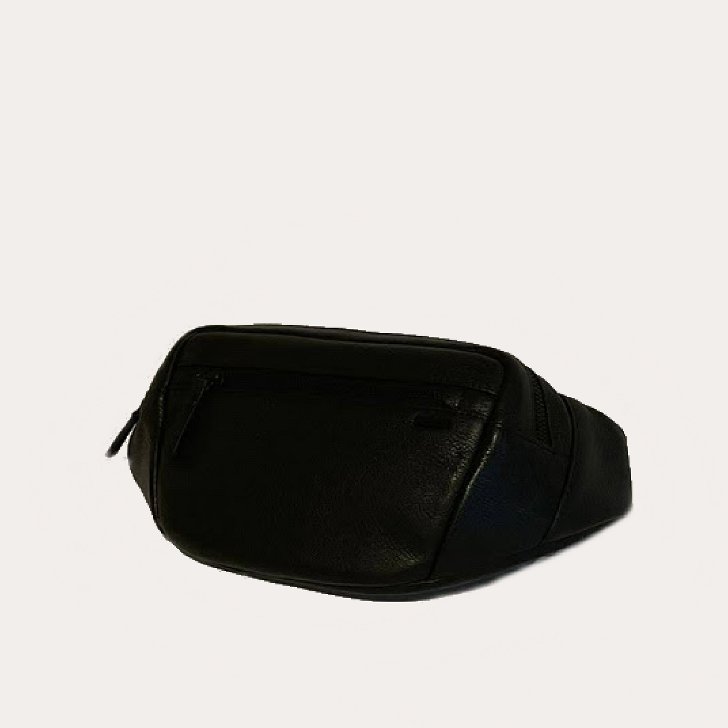 Gianni Conti Black Leather Bum Bag