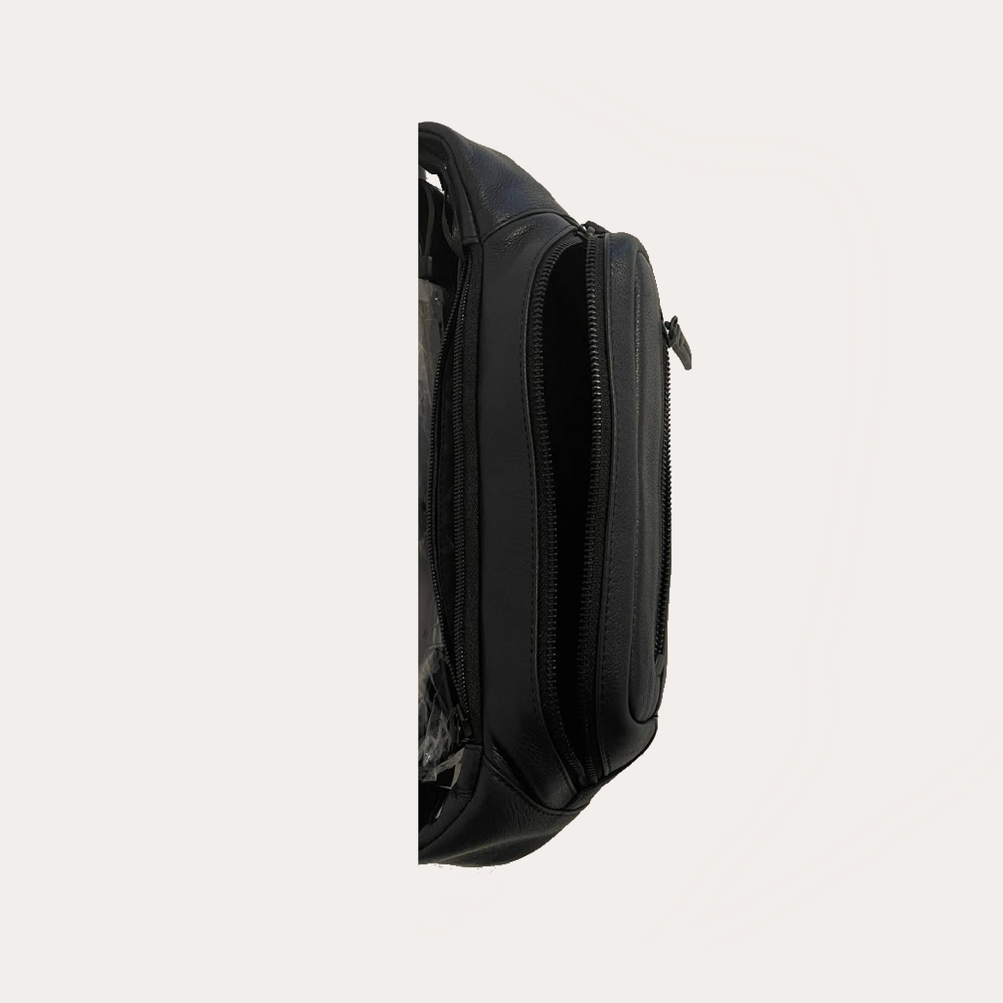 Gianni Conti Navy Leather Bum Bag