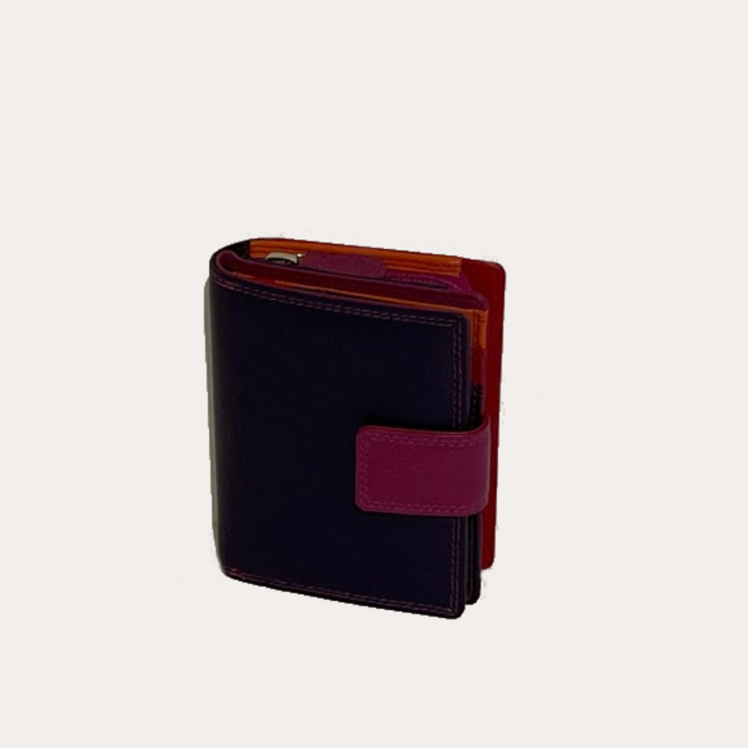 China Rose Leather Purse