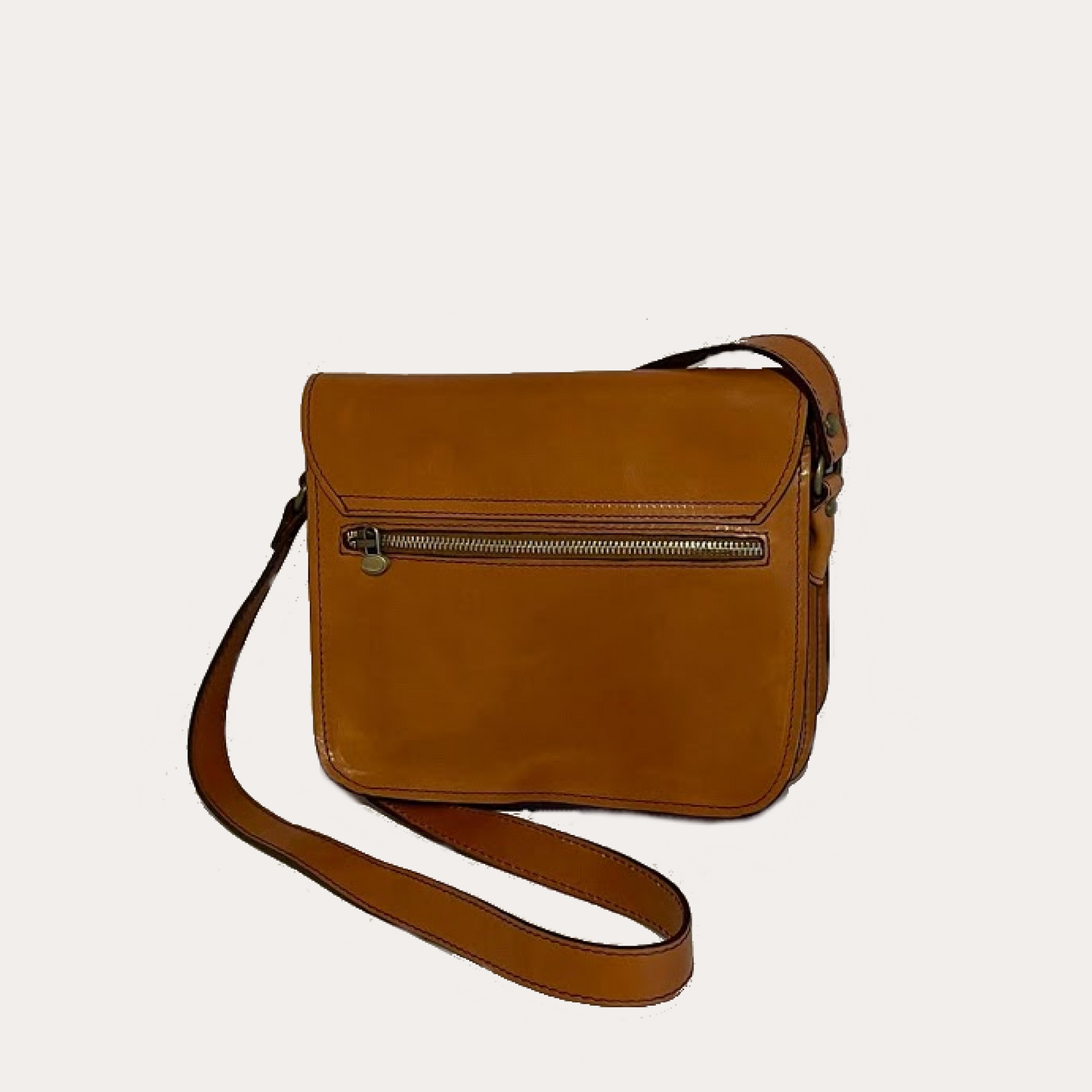 Cognac Leather Bag