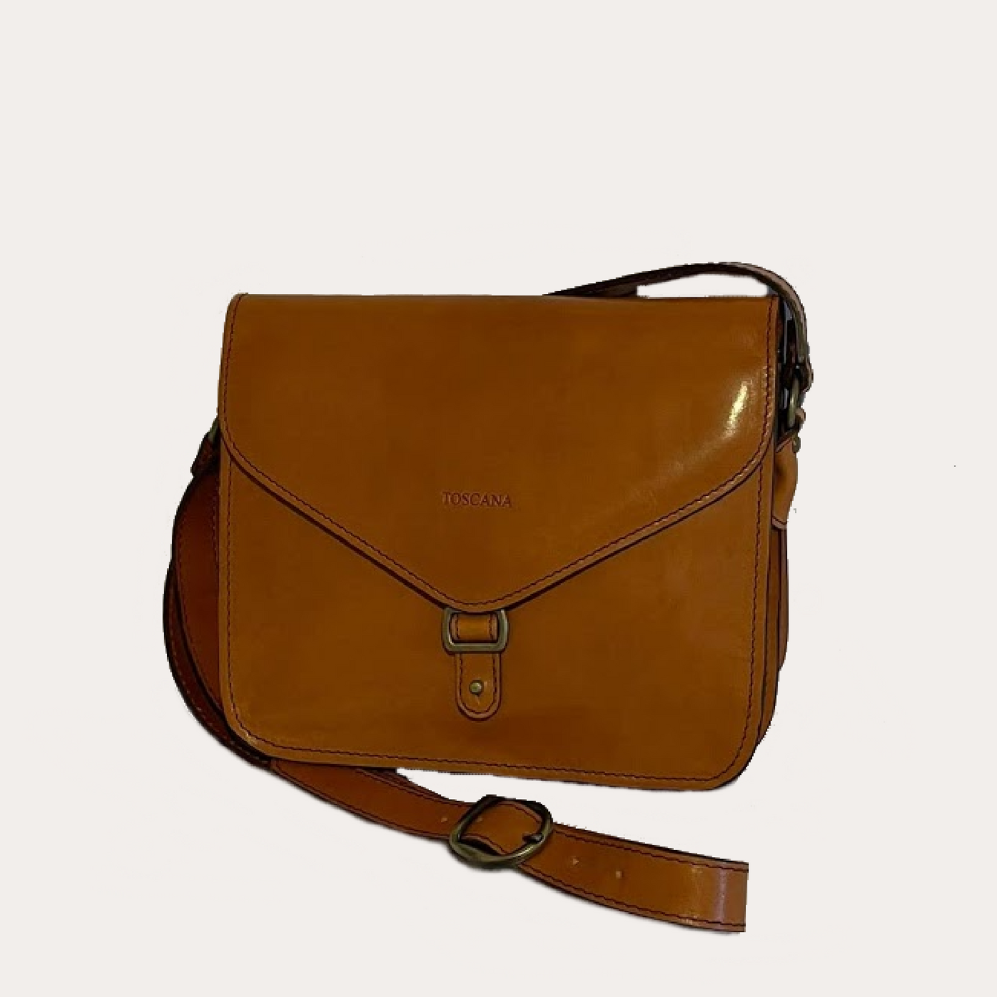 Cognac Leather Bag