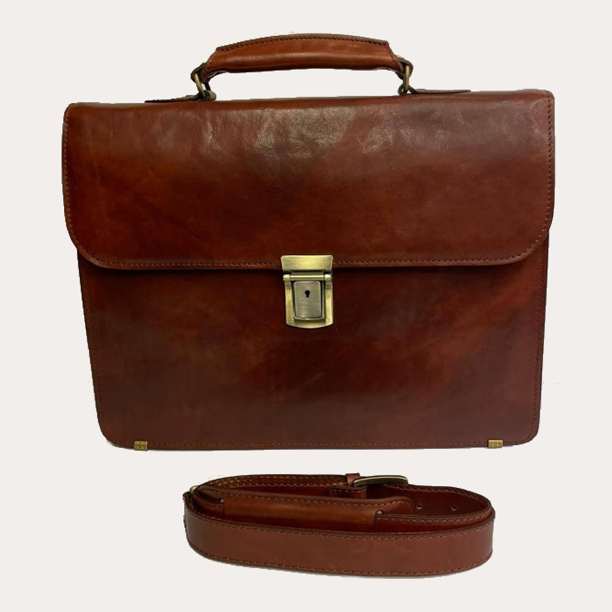 Burgundy leather briefcase hotsell
