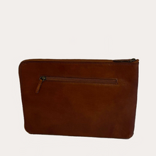 Load image into Gallery viewer, 13&#39;&#39; Brown Leather Document/Computer Sleeve
