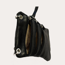 Load image into Gallery viewer, I Medici Black Leather Crossbody Bag
