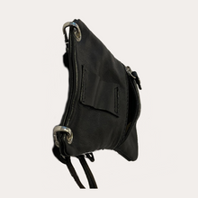 Load image into Gallery viewer, I Medici Black Leather Crossbody Bag
