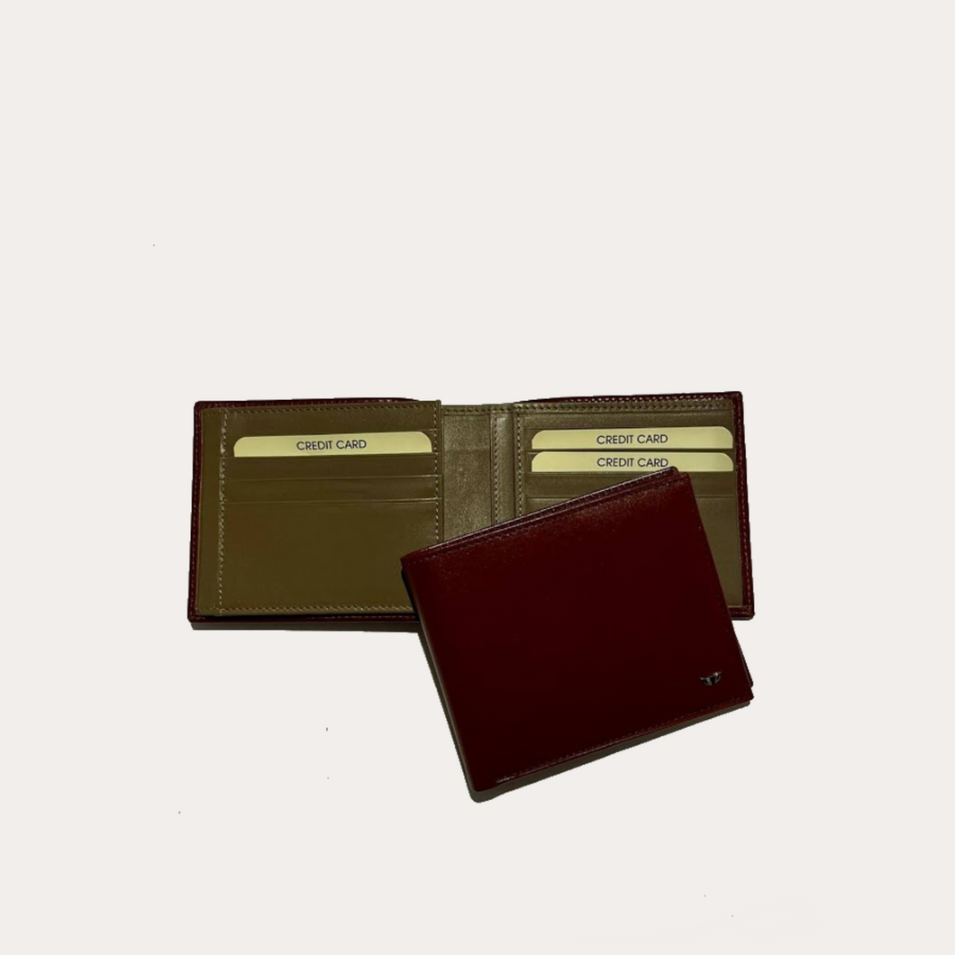 Tan/Sand Leather Wallet-12 Credit Card Sections